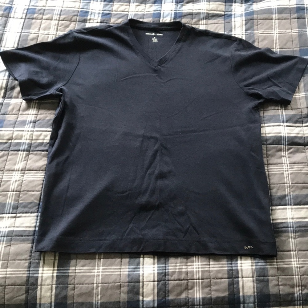 Michael Kors navy v neck